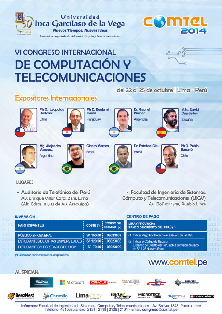 Cartaz do VI COMTEL